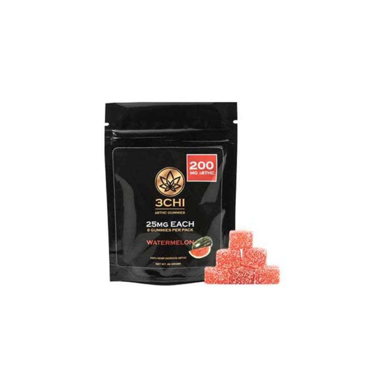 3Chi Delta 8 THC Gummies – Watermelon 25mg