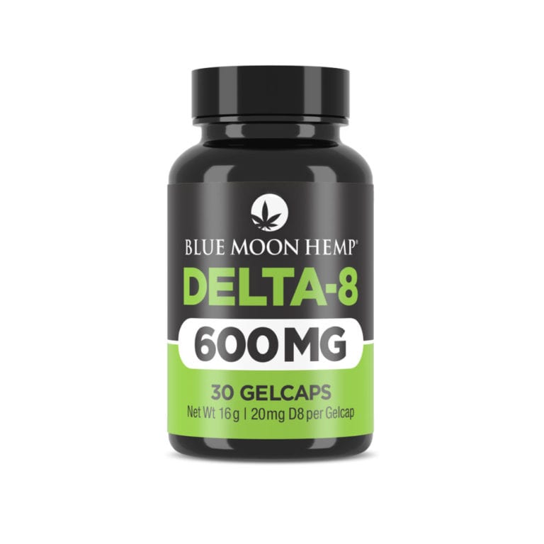 Blue Moon Hemp Delta 8 THC Gel Caps