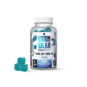 Moonwlkr CBD + Delta 9 THC Gummies – Blue Dream Berry