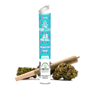 Hemp Living – Delta 8 Flower 1g Pre-Roll – Hawaiian Haze